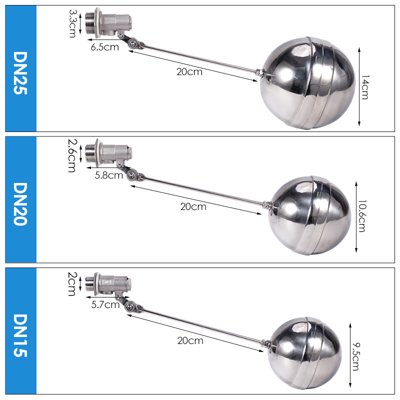 Katup Bola Apung DN15/20/25 ya - Float Ball Valve ulasan dan harga